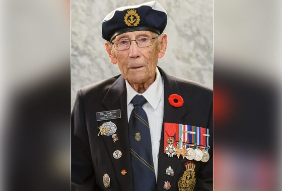 2차 세계 대전 참전한 캐나다 용사 기념식 앞두고 100세를 일기로 영면