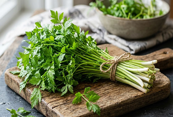 생선으로 탕을 끓이거나 해장국에 들어가는 미나리의 한방효과 new