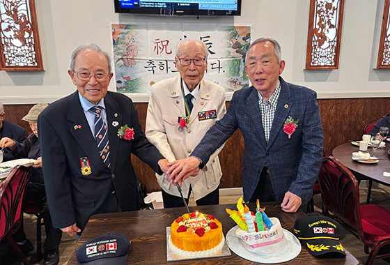 4월 생일 맞은 6·25 참전유공자회 회원들 한자리 new