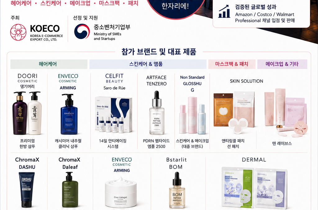 KOECO, 7월 9-10일 밴쿠버서 ‘2026 캐나다 뷰티 커넥트’ B2B 상담회 연다 new